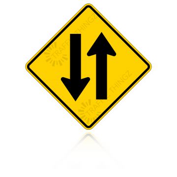 MUTCD W6-3 Two Way Traffic